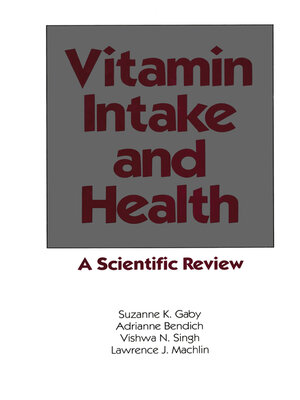 cover image of Vitamin Intake and Health